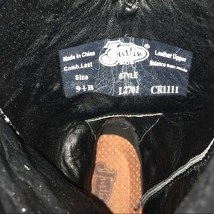 Women’s Justin boots